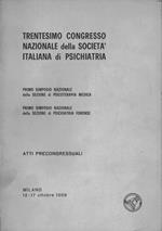 TRENTESIMO CONGRESSO NAZIONALE DELLA SOCIETà ITALIANA DI PSICHIATRIA