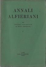 Annali alfieriani del centro Nazionale di studi alfierani : I