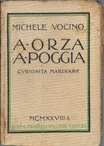 A orza a poggia : curiosità marinare