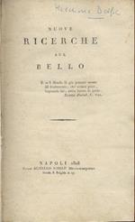 Nuove ricerche sul bello