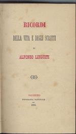 Ricordi della vita e degli scritti di Alfonso Linguiti