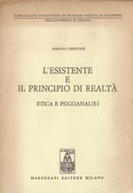 L' esistente e il principio di realtà : etica e psicoanalisi