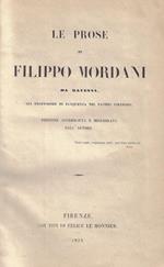 Le prose di Filippo Mordani da Ravenna
