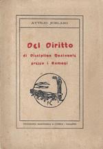 Del diritto di disciplina nazionale presso i Romani