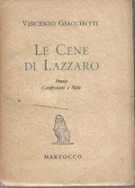 Le cene di Lazzaro : poesie confessioni e note