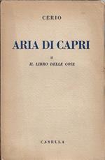 Aria di Capri 2 v.: Il libro delle cose