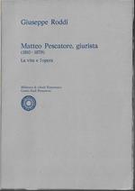 Matteo Pescatore, giurista (1810-1879) : la vita e l'opera