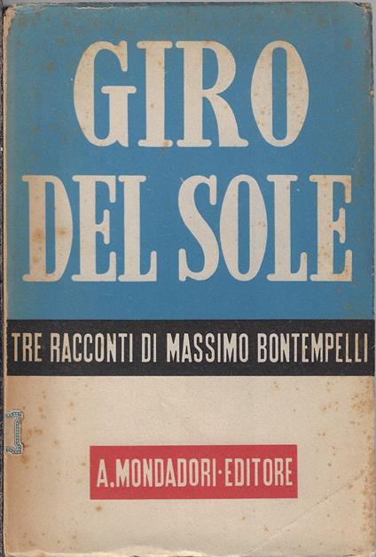 Giro del sole - Massimo Bontempelli - copertina