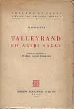 Talleyrand ed altri saggi