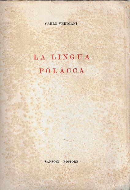 La lingua polacca - copertina