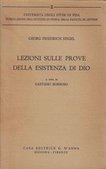 Lezioni sulle prove della esistenza di Dio