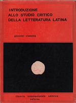 Introduzione allo studio critico della letteratura latina