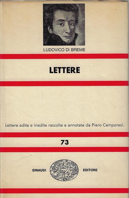 Lettere - Ludovico Di Breme - copertina