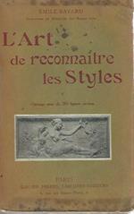 L' art de reconnaitre les styles