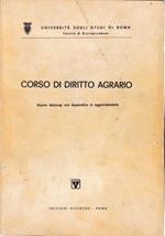 Corso di diritto agrario