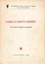 Corso di diritto agrario