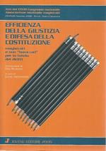 Efficienza della giustizia e difesa della costituzione