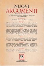 Nuovi argomenti. Rivista trimestrale, Aprile-Giugno 1978 n. 58