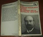 Partito socialista italiano nel periodo della neutralità 1914-1915
