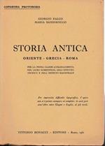 Storia antica. Oriente - Grecia - Roma. Copertina provvisoria