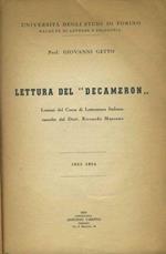 Lettura del Decameron