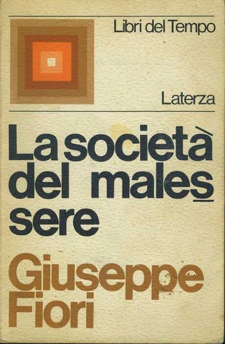 La società del malessere - Giuseppe Fiori - copertina