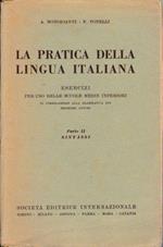 La pratica della lingua italiana. Parte seconda, la sintassi