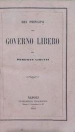 Dei principi del governo libero