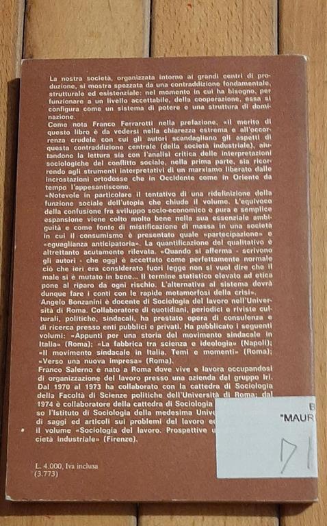 Conflittualita e crisi nella societa industriale - 3