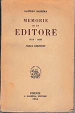 Memorie di un editore 1818-1880