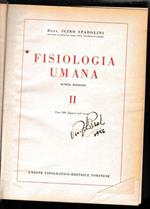 Fisiologia Umana. Volume secondo