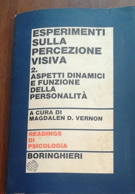 Esperimenti sulla percezione visiva: 2 - 2