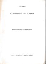 L' Università di Calabria. Estratto dall'ALMANACCO CALABRESE 1970-1971