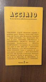 Acciaio Rivista del Partito della Rivoluzione Socialista