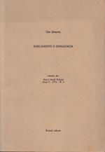 Parlamento e demagogia. Estratto da: Nuovi Studi Politici. Anno I - 1971 - n. 1