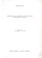 Struttura del processo costituzionale e regime dei termini. Estratto da: 
