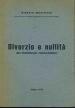 Divorzio e nullità del matrimonio concordatario