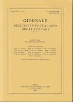 Giornale dell'Istituto Italiano degli Attuari. Anno LXVII - n. 1-2, 1° e 2° semestre 2004 (bilingue Italiano, Inglese)