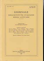 Giornale dell'Istituto Italiano degli Attuari. Anno LXIII - n. 2, 2° semestre 2000