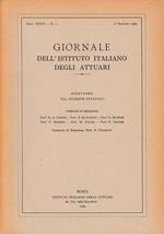 Giornale dell'Istituto Italiano degli Attuari. Anno XXXII - n. 1, 1° semestre 1969