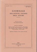 Giornale dell'Istituto Italiano degli Attuari. Anno XLVI - n. 1-2, 1°e 2° semestre 1983