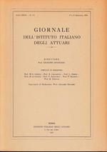 Giornale dell'Istituto Italiano degli Attuari. Anno XXXIX - n. 1-2, 1°e 2° semestre 1976