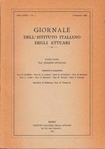 Giornale dell'Istituto Italiano degli Attuari. Anno XXIX - n. 2, 2° semestre 1966