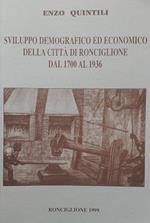 Sviluppo demografico ed economico della città di Ronciglione dal 1700 al 1936