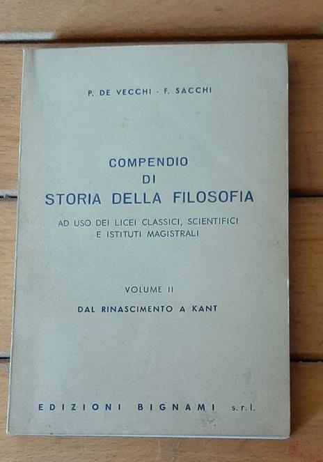 Compendio di storia della filosofia - 2