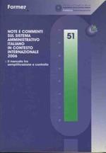 Note e commenti sul sistema amministrativo italiano in contesto internazionale 2006