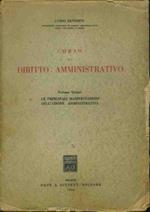 Corso di diritto amministrativo. Volume quinto. Le principali manifestazioni dell'azione amministrativa