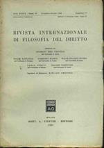 Rivista internazionale di filosofia del diritto. Settembre - ottobre 1962