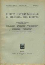 Rivista internazionale di filosofia del diritto. Luglio - Agosto 1962