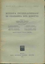 Rivista internazionale di filosofia del diritto. Luglio - Agosto 1954